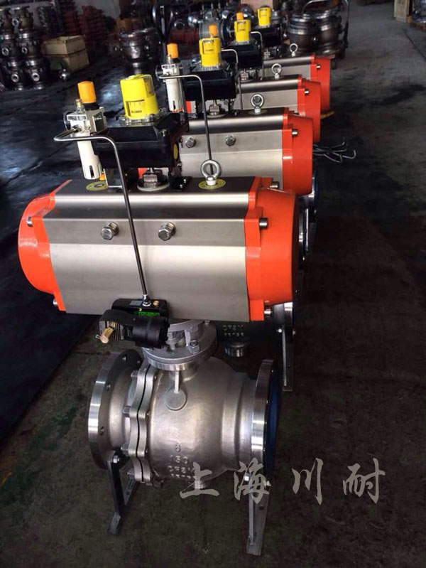 氣動球閥實物圖