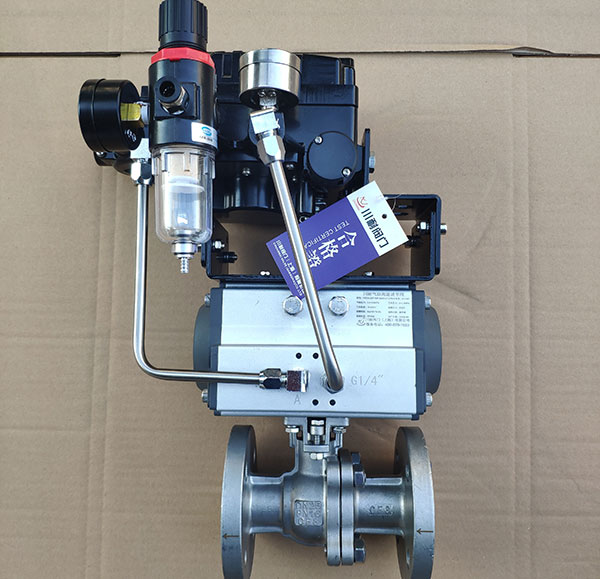 氣動球閥-調節型-不銹鋼-DN25-川耐